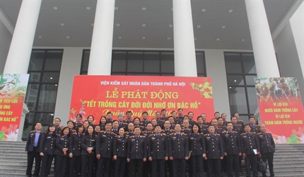 Viện KSND thành phố Hà Nội tổ chức Lễ phát động “Tết trồng cây đời đời...